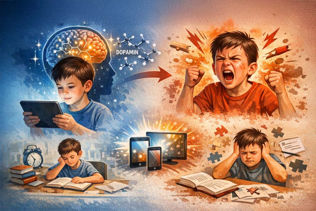 The Increase In Attention And Anger Problems In Children Using Screens- A Developmental And Neuropsychological Evaluation